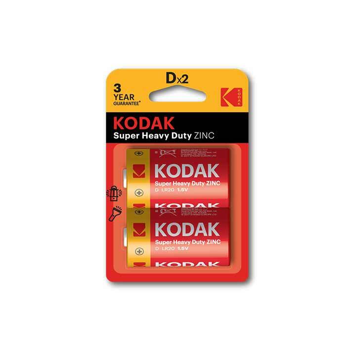 Солевая батарейка Kodak LR20 EXTRA HEAVY DUTY 1.5В